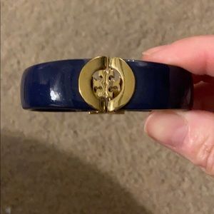 Tory Burch navy and gold bracelet
